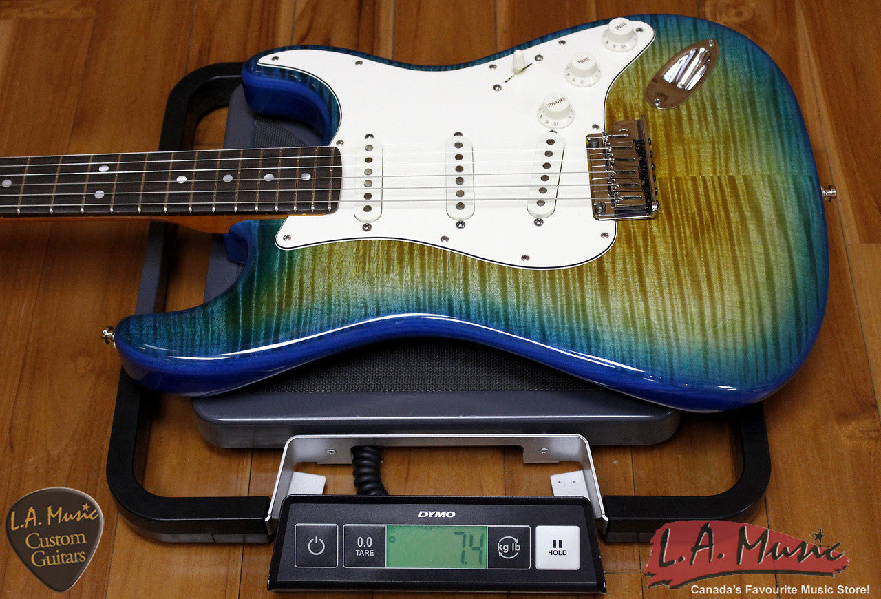 Fender Custom Shop AMER CUST STRAT FMT RW - GRN/YLW FADE 9231006867 - L.A. Music - Canada's Favourite Music Store!