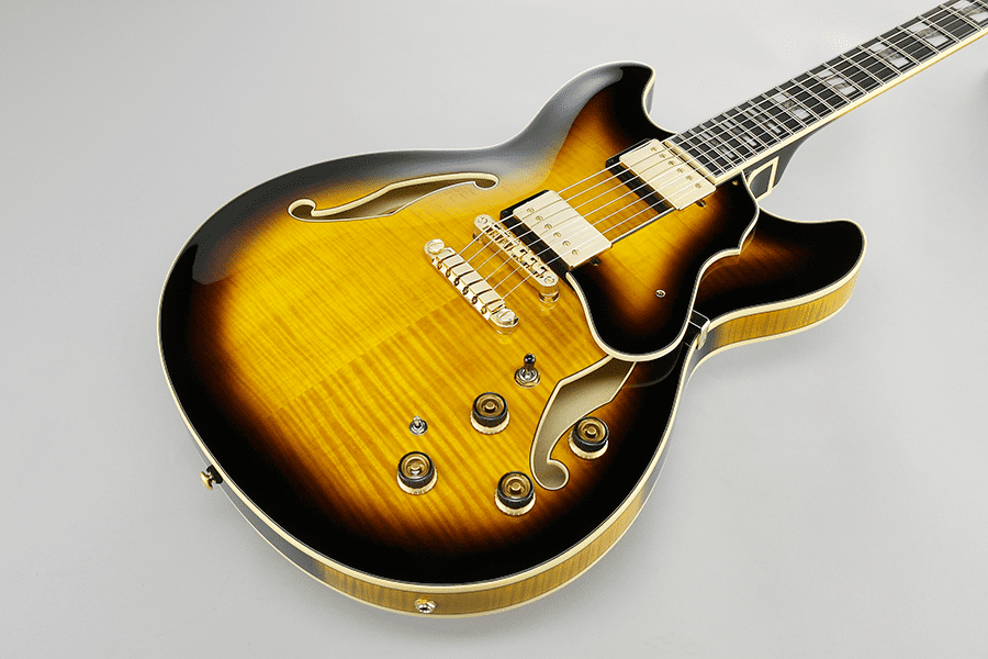 Ibanez AS153-AYS ARTSTAR Series Electric Guitar Antique Yellow Sunburst