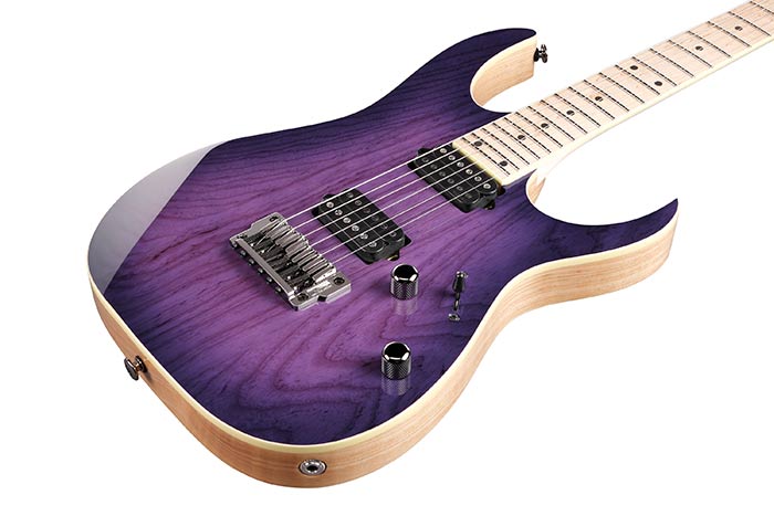 Ibanez RG Prestige Made in Japan 6 string Electric Guitar w/Case - Royal Plum Burst RG652AHMFXRPB