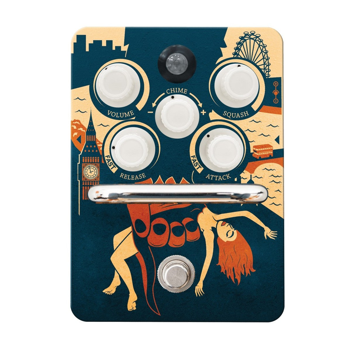 Orange Kongpressor Pedal - L.A. Music - Canada's Favourite Music Store!