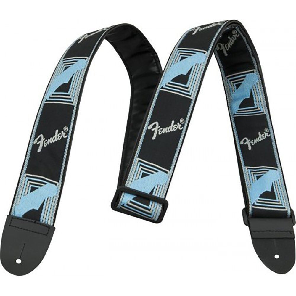 Fender BLK/LT GREY/BLUE MONO STRAP F-0990681502