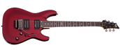 Schecter C-1-FR-SGR-RED Metallic Red Guitar with FR and SGR Pickups and Gigbag 3837-SHC