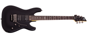 Schecter C 1 FR SGR MSBK Satin Black Guitar with FR and SGR Pickups and Gigbag 3836-SHC