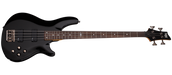 Schecter C-4-SGR-BLK Gloss Black 4 String Bass with SGR Pickups and Gigbag 3815-SHC