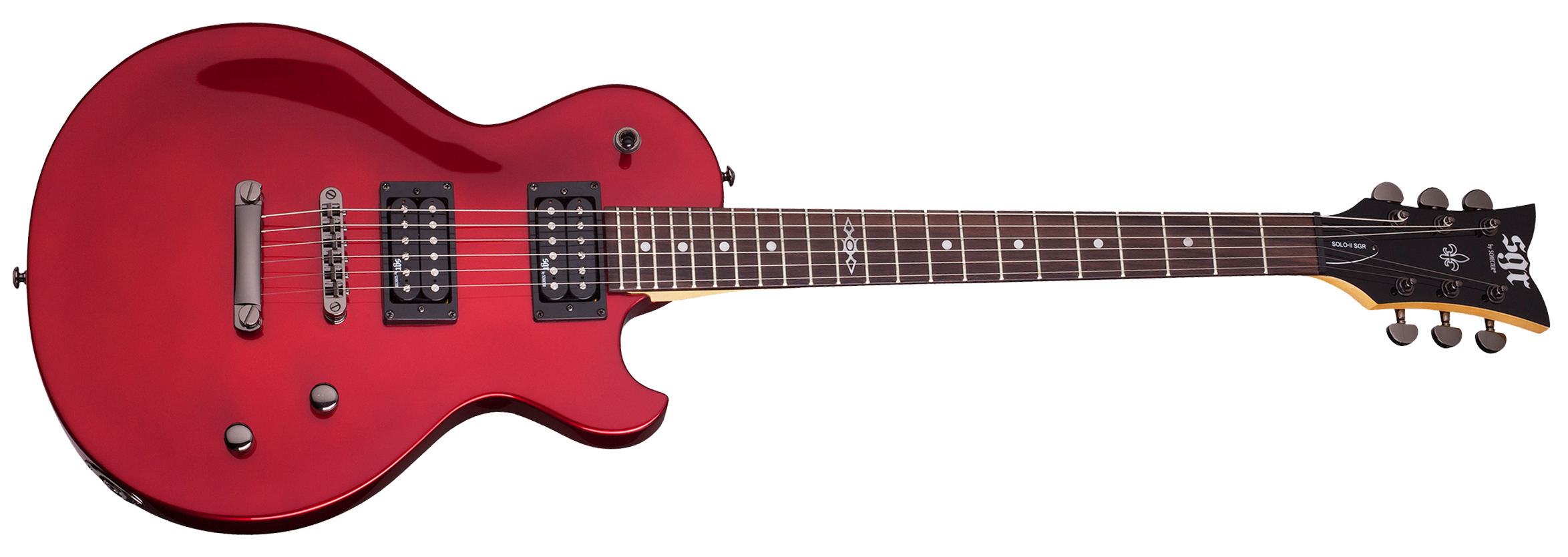 Schecter SOLO-II SGR Electric Guitar Metallic Red 3843-SHC