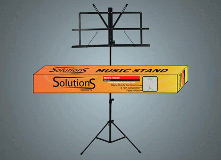 Solutions Lutrin SMS-BLK Music Stand