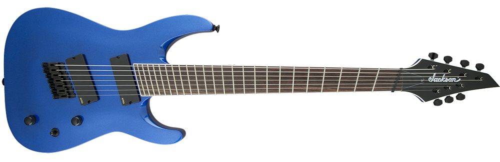 Jackson FAN FRET SLAT 7 Metallic Blue - L.A. Music - Canada's Favourite Music Store!