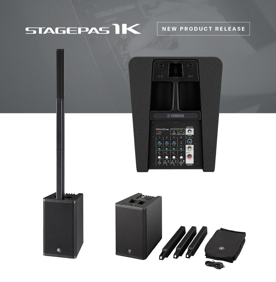 Yamaha portable pa hotsell system stagepas 1k