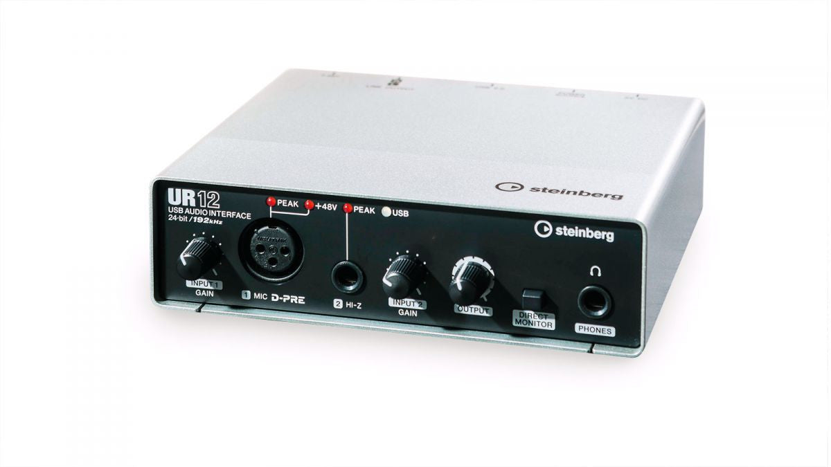 Steinberg UR12 2 x 2 USB 2.0 audio interface with 1 x D-PRE and 192 kH