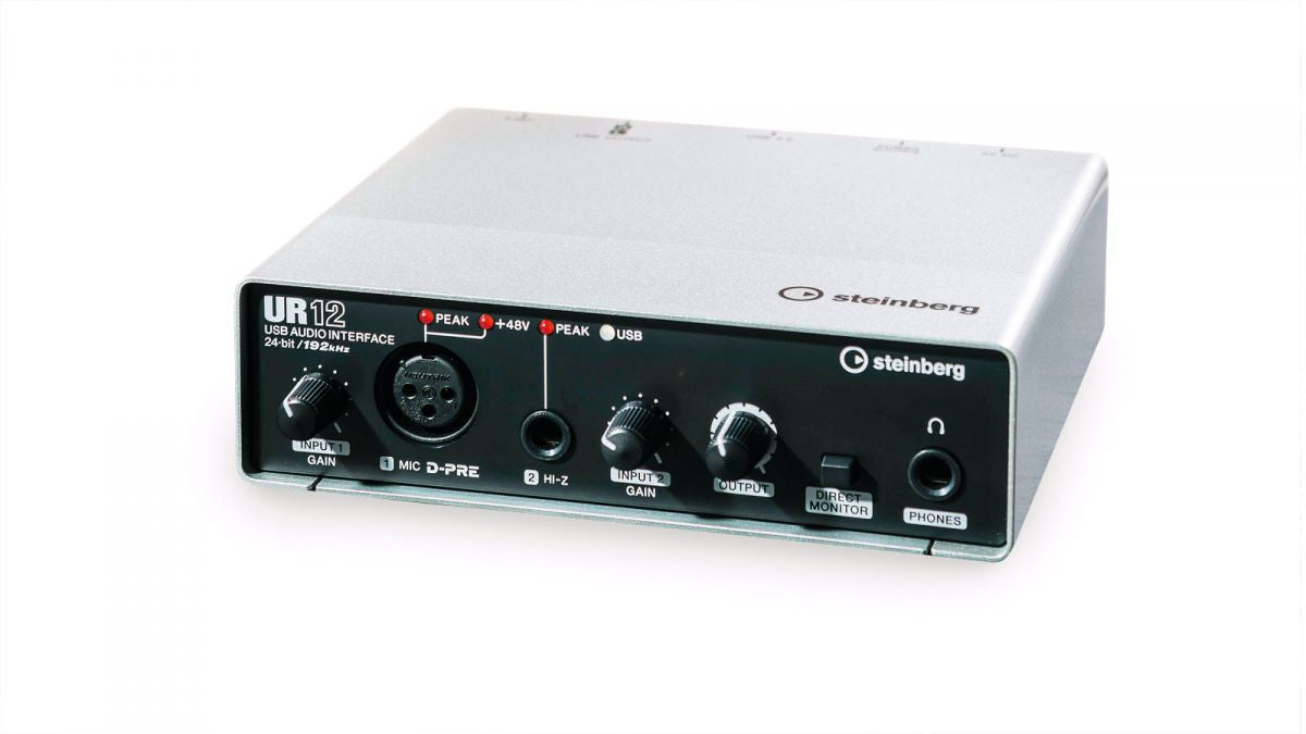 Steinberg UR12 2 x 2 USB 2.0 audio interface with 1 x D-PRE and 192 kHz support