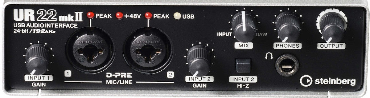 UR22 MkII USB Audio Interface Steinberg