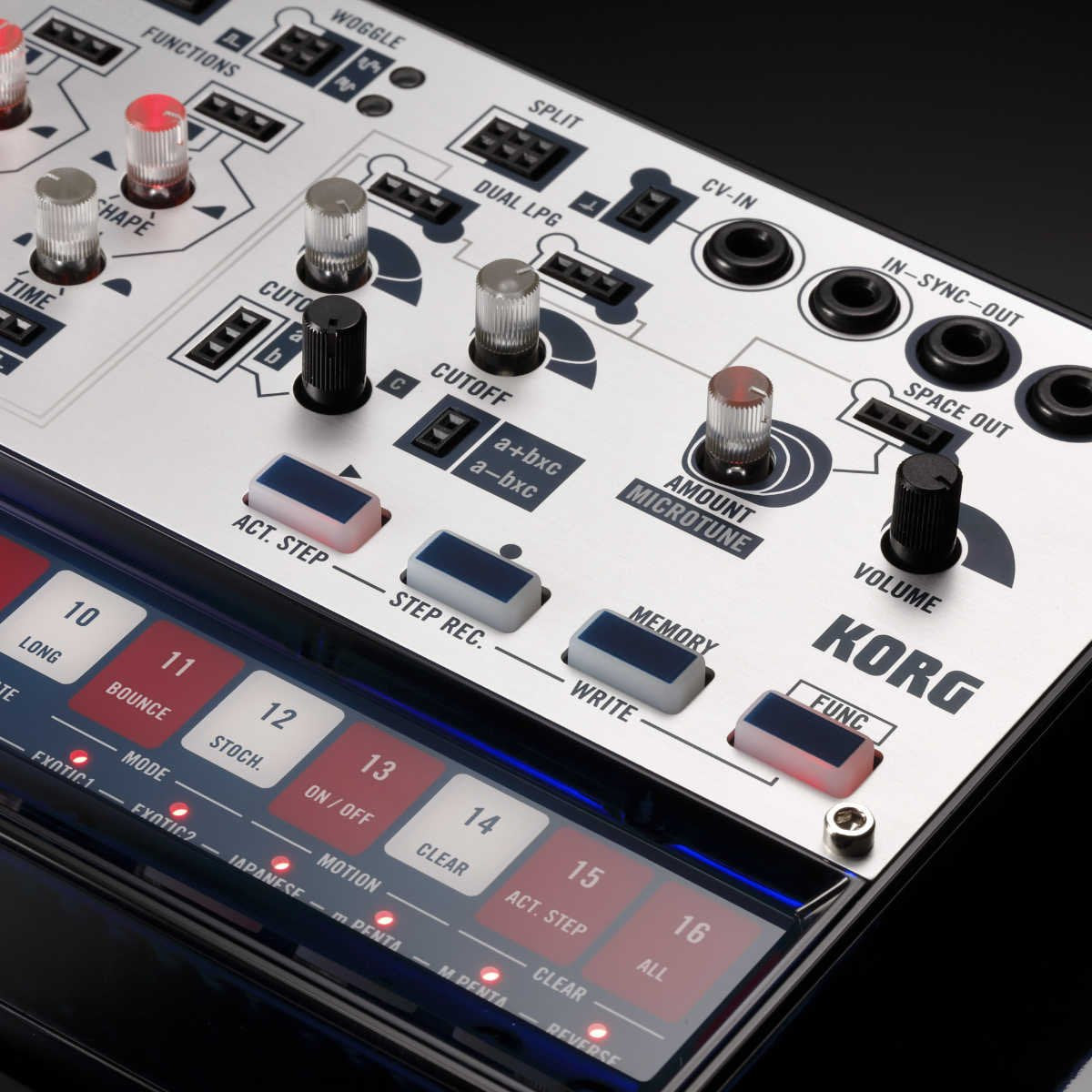 Korg Micro-Modular Synth with multi patch points VOLCAMODULAR