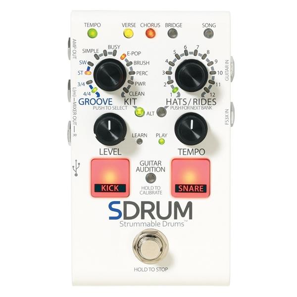 ギター DigiTech by HARMAN SDRUM Digitech SDRUM Strummable Drums Pedal