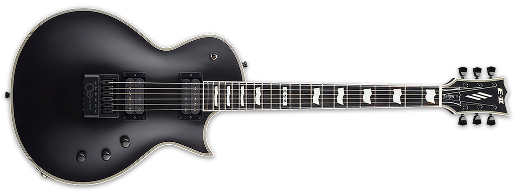 ESP E-II ECLIPSE MADE IN JAPAN WITH EVERTUNE IN BLACK SATIN