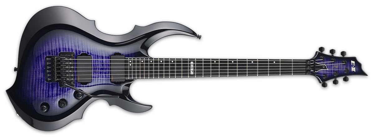 ESP E-II FRX FM Electric Guitar Reindeer Blue EIIFRXFMRDB