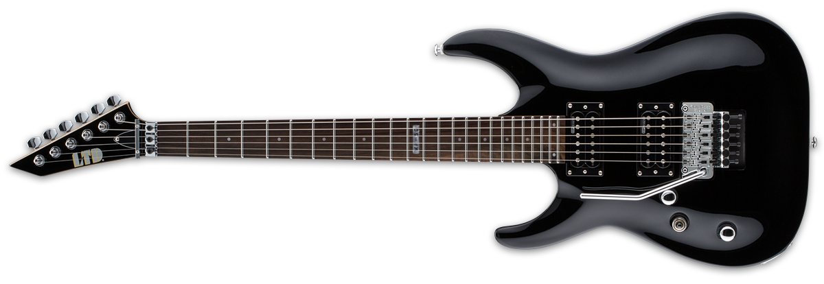 ESP LTD MH 50 Left Handed Black Electric Guitar LAST ONE — L.A. Music