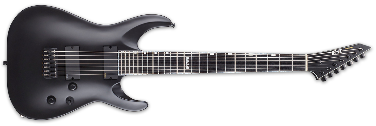 ESP E-II HORIZON NT-7B HIPSHOT BLACK SATIN EIIHORNT7BHSBLKS ESP E-II HORIZON NT-7B HIPSHOT BLACK SATIN EIIHORNT7BHSBLKS
