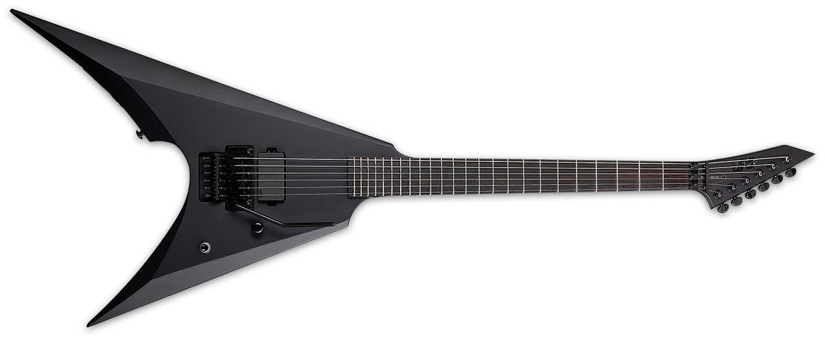 ESP LTD ARROW BLACK METAL BLACK SATIN LARROWBKMBLKS