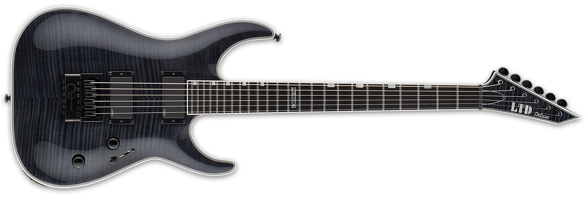 ESP LTD MH-1000 EVERTUNE SEE THRU BLACK