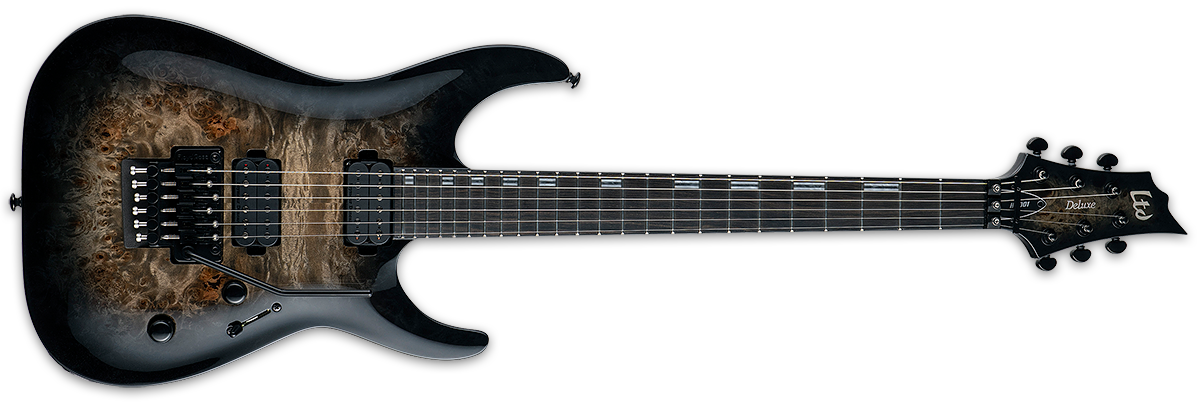 ESP LTD H-1001FR IN BLACK NATURAL BURST