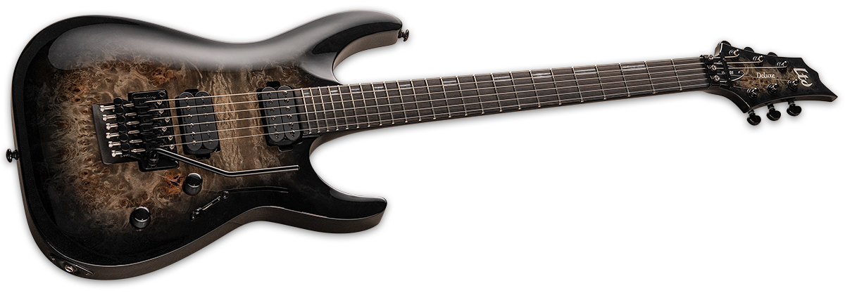 ESP LTD H-1001FR IN BLACK NATURAL BURST