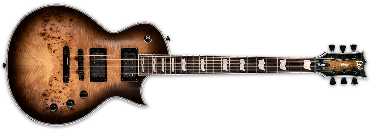 ESP LTD EC-1000 IN BLACK NATURAL BURST LEC1000BPBLKNB