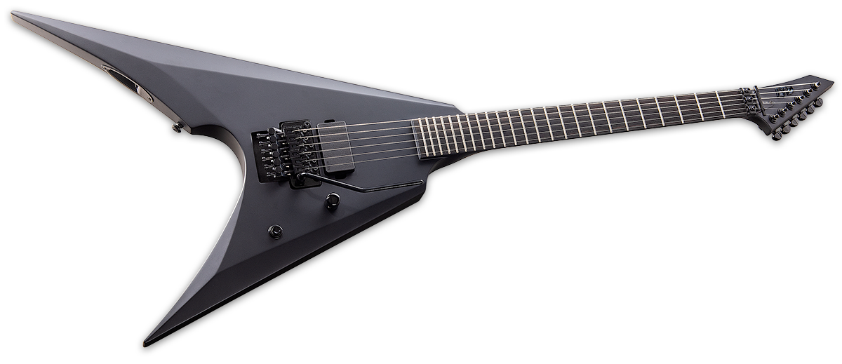 ESP LTD ARROW BLACK METAL BLACK SATIN LARROWBKMBLKS