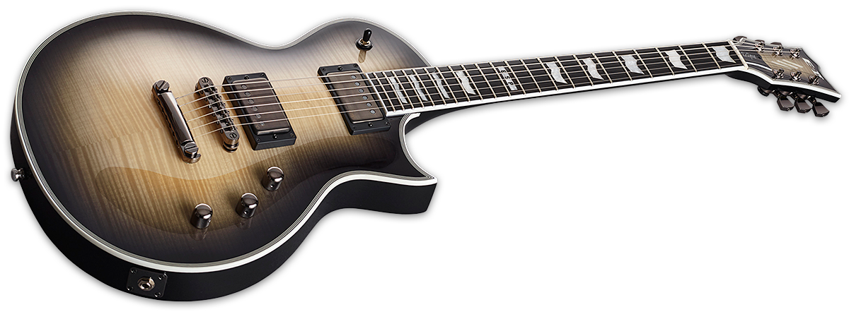 ESP E-II EII MADE IN JAPAN ECLIPSE FULL THICKNESS BLACK NATURAL BURST