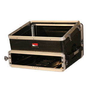 Gator 8 space on tilt 2 space below 19" dual slant Poly Rack - L.A. Music - Canada's Favourite Music Store!